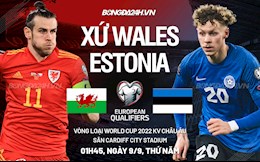 Nhận định, dự đoán Wales vs Estonia 1h45 ngày 9/9 (Vòng loại World Cup 2022)