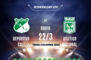 Nhận định Deportivo Cali vs Atletico Nacional 06h10 ngày 22/3 (VĐQG Colombia 2022)