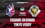 Nhận định Fagiano Okayama vs Tokyo Verdy 11h00 ngày 1/5 (Hạng 2 Nhật Bản 2022)