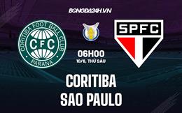 Nhận định, dự đoán Coritiba vs Sao Paulo 6h00 ngày 10/6 (VĐQG Brazil 2022)