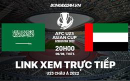 Trực tiếp VTV5 Saudi Arabia vs UAE bóng đá U23 Châu Á 2022 hôm nay
