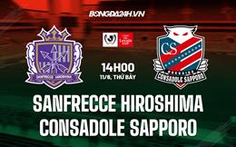 Nhận định Sanfrecce Hiroshima vs Consadole Sapporo 14h00 ngày 11/6 (Cúp Liên đoàn Nhật 2022)