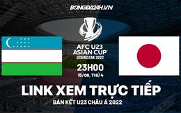Trực tiếp bóng đá VTV6 Uzbekistan vs Nhật Bản U23 Châu Á 2022 hôm nay