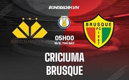 Nhận định, dự đoán Criciuma vs Brusque 5h00 ngày 18/6 (Hạng 2 Brazil 2022)