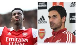Mikel Arteta lên tiếng về hợp đồng mới của Eddie Nketiah