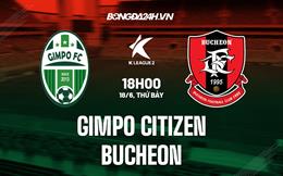 Nhận định Gimpo Citizen vs Bucheon 18h00 ngày 18/6 (Hạng 2 Hàn Quốc 2022)