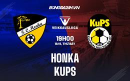 Nhận định, dự đoán Honka vs KuPS 19h00 ngày 18/6 (VĐQG Phần Lan 2022)