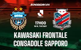 Nhận định Kawasaki Frontale vs Consadole Sapporo 17h00 ngày 18/6 (VĐQG Nhật Bản 2022)