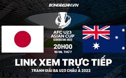 Trực tiếp VTV6 Nhật Bản vs Australia bóng đá U23 Châu Á 2022