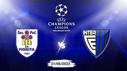 Nhận định La Fiorita vs Inter Club Escaldes 20h00 ngày 21/6 (UEFA Champions League 2022/23)