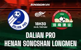 Nhận định Dalian Pro vs Henan Songshan Longmen 18h30 ngày 24/6 (VĐQG Trung Quốc 2022)