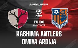 Nhận định Kashima Antlers vs Omiya Ardija 17h00 ngày 22/6 (Cúp Nhật Hoàng 2022)