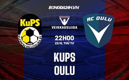 Nhận định,  KuPS vs Oulu 22h00 ngày 22/6 (VĐQG Phần Lan 2022)