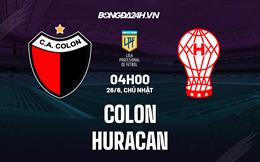 Nhận định,  Colon vs Huracan 4h00 ngày 26/6 (VĐQG Argentina 2022)