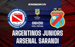 Nhận định Argentinos Juniors vs Arsenal Sarandi 6h30 ngày 27/6 (VĐQG Argentina 2022)