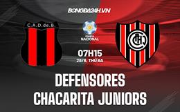 Nhận định Defensores vs Chacarita Juniors 7h15 ngày 28/6 (Hạng 2 Argentina 2022)