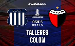 Nhận định bóng đá Talleres vs Colon 5h15 ngày 30/6 (Copa Libertadores 2022)