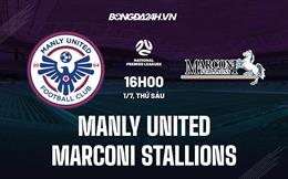 Nhận định Manly United vs Marconi Stallions 16h00 ngày 1/7 (VĐ bang New South Wales 2022)