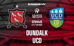Nhận định Dundalk vs UCD 1h45 ngày 2/7 (VĐQG Ireland 2022)	