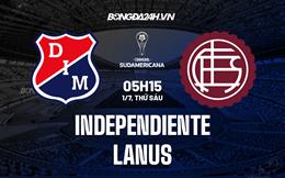 Nhận định Independiente vs Lanus 5h15 ngày 1/7 (Copa Sudamericana 2022)