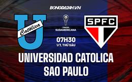 Nhận định Universidad Catolica vs Sao Paulo 7h30 ngày 1/7 (Copa Sudamericana 2022)