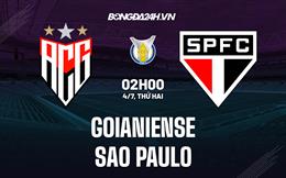 Nhận định,  Goianiense vs Sao Paulo 2h00 ngày 4/7 (VĐQG Brazil 2022)