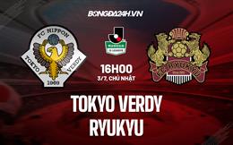 Nhận định Tokyo Verdy vs Ryukyu 16h00 ngày 3/7(Hạng 2 Nhật 2022)