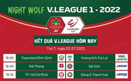 Kết quả bóng đá V.League hôm nay 2/7/2022: Bám đuổi quyết liệt!