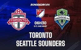 Nhận định bóng đá Toronto vs Seattle Sounders 6h30 ngày 3/7 (Nhà Nghề Mỹ 2022)