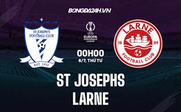 Nhận định, dự đoán St Josephs vs Larne 0h00 ngày 6/7 (Europa Conference League 2022/23)