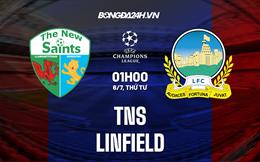 Nhận định The New Saints vs Linfield 1h00 ngày 6/7 ()Champions League 2022/23)