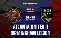 Nhận định Atlanta United II vs Birmingham Legion 6h30 ngày 7/7 (Hạng Nhất Mỹ 2022)