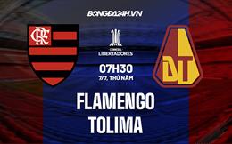 Nhận định bóng đá Flamengo vs Tolima 7h30 ngày 7/7 (Copa Libertadores 2022)