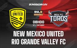 Nhận định New Mexico United vs Rio Grande Valley FC 8h00 ngày 7/7 (Hạng Nhất Mỹ 2022)