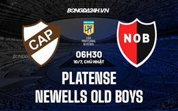 Nhận định Platense vs Newells Old Boys 6h30 ngày 10/7 (VĐQG Argentina 2022)