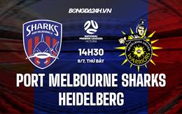 Nhận định Port Melbourne Sharks vs Heidelberg 14h30 ngày 9/7 (VĐQG bang Victoria 2022)