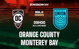 Nhận định Orange County vs Monterey Bay 9h00 ngày 10/7 (Hạng Nhất Mỹ 2022)