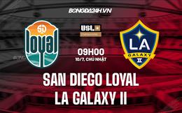 Nhận định San Diego Loyal vs LA Galaxy II 9h00 ngày 10/7 (Hạng Nhất Mỹ 2022)