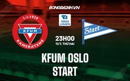 Nhận định,  KFUM Oslo vs Start 23h00 ngày 11/7 (Hạng 2 Na Uy 2022)