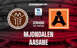 Nhận định bóng đá Mjondalen vs Aasane 23h00 ngày 11/7 (Hạng 2 Na Uy 2022)