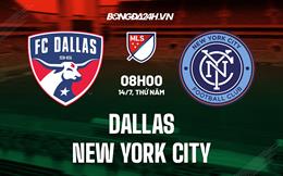 Nhận định, dự đoán Dallas vs New York City 8h00 ngày 14/7 (Nhà Nghề Mỹ 2022)