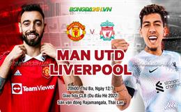 Nhận định MU vs Liverpool (20h00 ngày 12/7): Cái nhìn đầu tiên về MU của Ten Hag