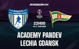 Nhận định Academy Pandev vs Lechia Gdansk 22h00 ngày 14/7 (Europa Conference League 2022/23)