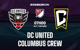 Nhận định DC United vs Columbus Crew 7h00 ngày 14/7 (Nhà Nghề Mỹ 2022)