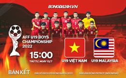 U19 Việt Nam thua trắng Malaysia ở bán kết giải Đông Nam Á 2022