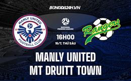 Nhận định Manly United vs Mt Druitt Town 16h00 ngày 15/7 (VĐQG bang New South Wales 2022)