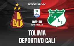 Nhận định, dự đoán Tolima vs Deportivo Cali 8h10 ngày 15/7 (VĐQG Colombia 2022)