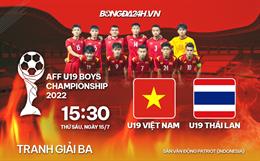 Nhận định U19 Việt Nam vs U19 Thái Lan (15h30 ngày 15/7): Đá vì danh dự