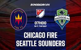 Nhận định Chicago Fire vs Seattle Sounders 7h00 ngày 17/7 (Nhà Nghề Mỹ 2022)