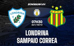 Nhận định Londrina vs Sampaio Correa 5h00 ngày 20/7 (Hạng 2 Brazil 2022)